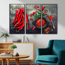 Red Pepper Kitchen and Restaurant Wall Wall Art, Red Pepper by MyGreatCanvas | Canvas Wall Art Prints | Photo Prints & Wall Decor