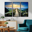 Mountain and Sunset Wall Art Canvas Print by MyGreatCanvas | Canvas Wall Art Prints | Photo Prints & Wall Decor