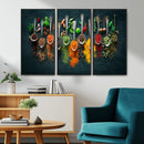 Colorful Spices Canvas Wall Art – Vibrant Kitchen Decor by MyGreatCanvas | Canvas Wall Art Prints | Photo Prints & Wall Decor