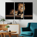 Lion Canvas Wall Art – Majestic Animal Print Artwork for by MyGreatCanvas | Canvas Wall Art Prints | Photo Prints & Wall Decor