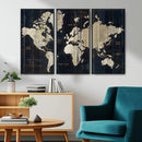 World Map Canvas Print – Detailed Map of the World Wall Art by MyGreatCanvas | Canvas Wall Art Prints | Photo Prints & Wall Decor