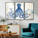 Octopus Canvas Wall Art | Coastal Marine Life Artwork for by MyGreatCanvas | Canvas Wall Art Prints | Photo Prints & Wall Decor