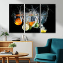 Kitchen Wall Art, Kitchen Fruits Art Canvas Print