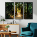 Natural Landscape Wall Art Relaxing Forest Canvas Print
