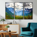 Yosemite Park Half Dome 3 Panel Canvas Print | Large Giclée by MyGreatCanvas | Canvas Wall Art Prints | Photo Prints & Wall Decor