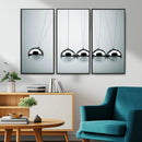 Newton's Cradle Wall Art Canvas Print, Framed Newton Cradle