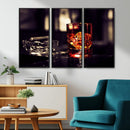 Whiskey and Cigar Canvas – Luxurious Wall Art for Home or