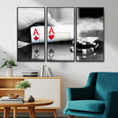 Aces Poker Art Poker Game Wall Art Canvas Print by MyGreatCanvas | Canvas Wall Art Prints | Photo Prints & Wall Decor