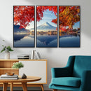Mount Fuji Canvas Wall Art Japan Autumn Mountain Canvas by MyGreatCanvas | Canvas Wall Art Prints | Photo Prints & Wall Decor
