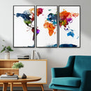 World Map Canvas Print – Detailed Map of the World Wall Art by MyGreatCanvas | Canvas Wall Art Prints | Photo Prints & Wall Decor
