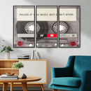 Music Cassette Iconic Wall Art Canvas Print by MyGreatCanvas | Canvas Wall Art Prints | Photo Prints & Wall Decor
