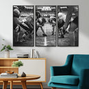 American Football Wall Art Canvas Print Framed Stadium Sport