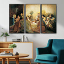 Last Supper Wall Art Canvas Print, Framed Jesus Painting Art