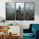 Disney Castle Wall Art Canvas Print, Living Kids Home Room