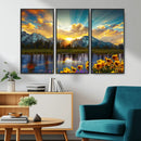 Grand Teton Park Sunrise Wall Art – Vibrant Landscape Canvas by MyGreatCanvas | Canvas Wall Art Prints | Photo Prints & Wall Decor
