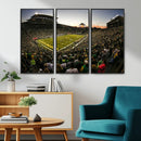 Oregon Stadium Canvas Wall Art - Captivating Game Day Scene