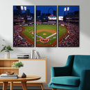 St. Louis Cardinals Baseball Team Print - Busch Stadium Wall by MyGreatCanvas | Canvas Wall Art Prints | Photo Prints & Wall Decor