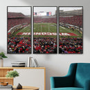 Wisconsin Badgers Team Print Canvas - Madison Camp Randall