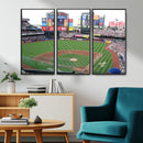 New York Mets Baseball Team Print - Citi Field Baseball by MyGreatCanvas | Canvas Wall Art Prints | Photo Prints & Wall Decor