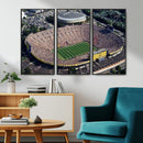 Michigan Wolverines Football Team Print - Ann Arbor Michigan