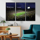 Michigan Wolverines Football Canvas Wall Decor, Football