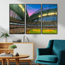 Milwaukee Brewers Baseball Team Print Canvas- American