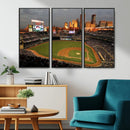 Minnesota Twins Baseball Team Print - Minneapolis Target by MyGreatCanvas | Canvas Wall Art Prints | Photo Prints & Wall Decor