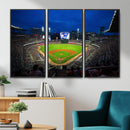 Truist Park Night Game Canvas Art - Atlanta Braves Stadium
