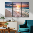Sunset Beach Wall Art – Soothing Coastal Landscape, Ready to by MyGreatCanvas | Canvas Wall Art Prints | Photo Prints & Wall Decor