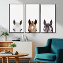 Horse Prints Set, Set of 3 Horse Wall Art, Horses Portraits, by MyGreatCanvas | Canvas Wall Art Prints | Photo Prints & Wall Decor