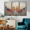 Golden Angel Wings Wall Art Canvas Print – Stunning Abstract by MyGreatCanvas | Canvas Wall Art Prints | Photo Prints & Wall Decor