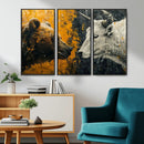 Bear and Bull Wall Art Canvas Print – Abstract Animal by MyGreatCanvas | Canvas Wall Art Prints | Photo Prints & Wall Decor