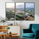 Old Trafford Manchester United Stadium Wall Art Canvas Print