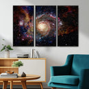 Nebula and Galaxies in Space Wall Art Canvas Print, Spiral