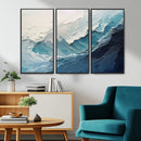 Ocean Wave Canvas Wall Art Print – Coastal Living Room Large
