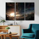 Avengers Planet Wall Art Canvas Print