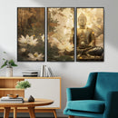 Zen Buddha Wall Art Canvas Print | Peaceful Meditation Decor
