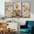 Serene Buddha Wall Art | Yoga Room Decor and Meditation Wall