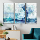 Golf Swing Wall Art Canvas Print - Sports-Inspired