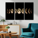 Phases of the Moon Wall Art | Canvas Print for Modern Wall by MyGreatCanvas | Canvas Wall Art Prints | Photo Prints & Wall Decor