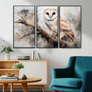 Barn Owl Wall Art | Watercolor Barn Owl Canvas Print | by MyGreatCanvas | Canvas Wall Art Prints | Photo Prints & Wall Decor
