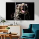 Grizzly Bear Canvas Print | Wildlife Wall Art for Cabin by MyGreatCanvas | Canvas Wall Art Prints | Photo Prints & Wall Decor