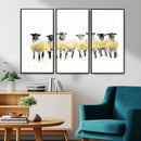 Farmhouse Wall Art Sheep Print | Ready to Hang Framed Canvas by MyGreatCanvas | Canvas Wall Art Prints | Photo Prints & Wall Decor