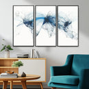Flight Route Map Wall Art Canvas Print, Abstract Air Traffic by MyGreatCanvas | Canvas Wall Art Prints | Photo Prints & Wall Decor