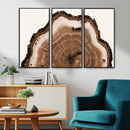 Rustic Wood Rings Wall Art | Nature-Inspired Tree Ring