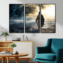 Jesus Walking Water Wall Art – Inspirational Christian