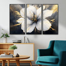 White Flower Wall Art Canvas Print | Ready to Hang |