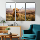Scottish Highland Cow Wall Art Canvas Print | Ready to Hang by MyGreatCanvas | Canvas Wall Art Prints | Photo Prints & Wall Decor