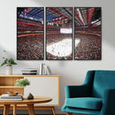 Barton Malow Little Caesars Arena Detroit Wall Art Canvas