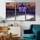 Madison New York Rangers Hockey Stadium Wall Art Canvas